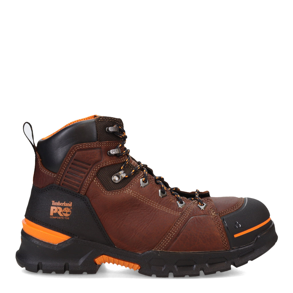 Men's Timberland Pro Endurance EV 6-Inch Composite Toe Work Shoe BROWN TB0A5YZY214