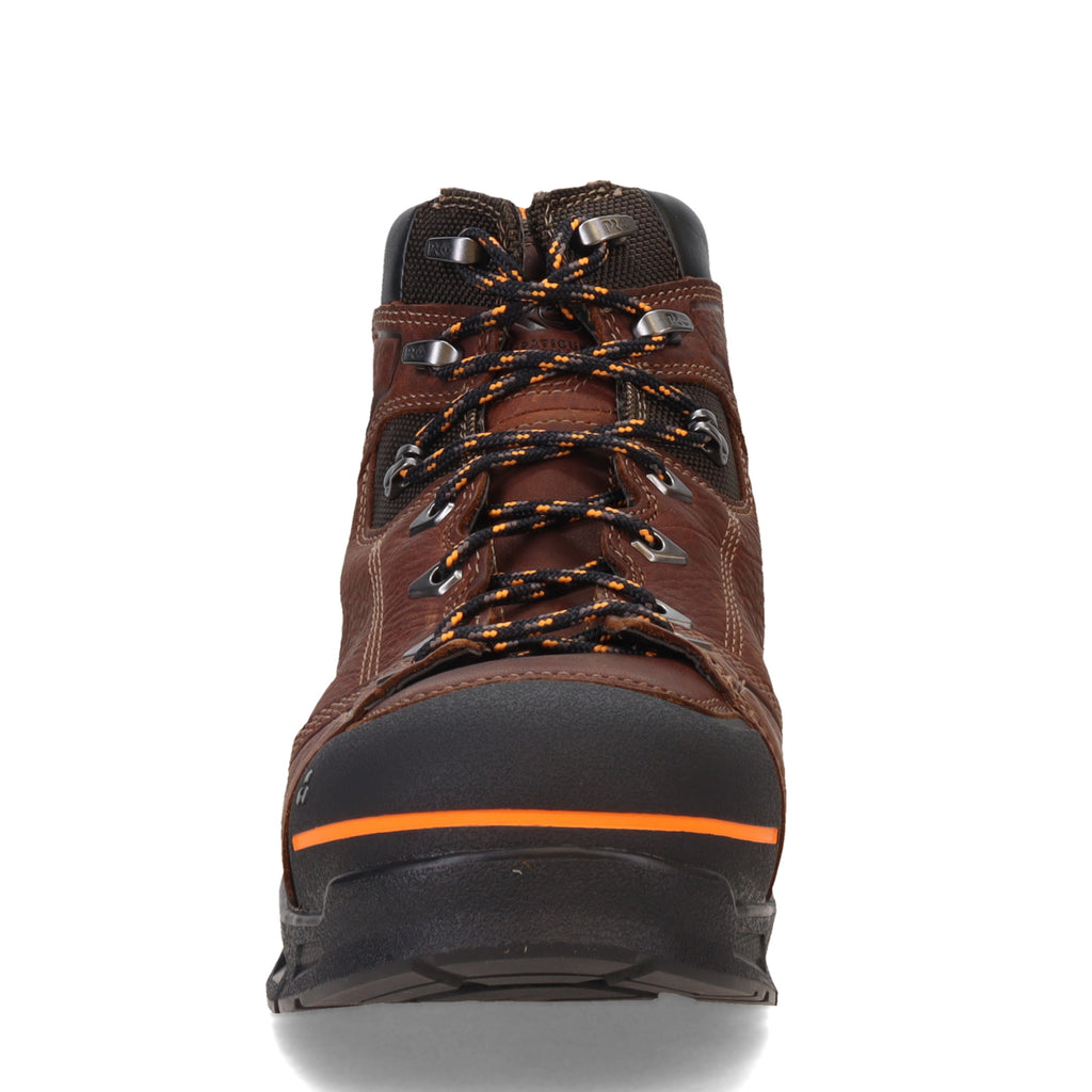 Men's Timberland Pro Endurance EV 6-Inch Composite Toe Work Shoe BROWN TB0A5YZY214