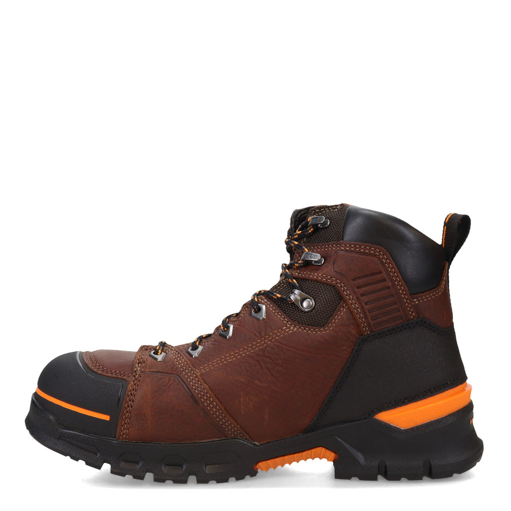 Men's Timberland Pro Endurance EV 6-Inch Composite Toe Work Shoe BROWN TB0A5YZY214