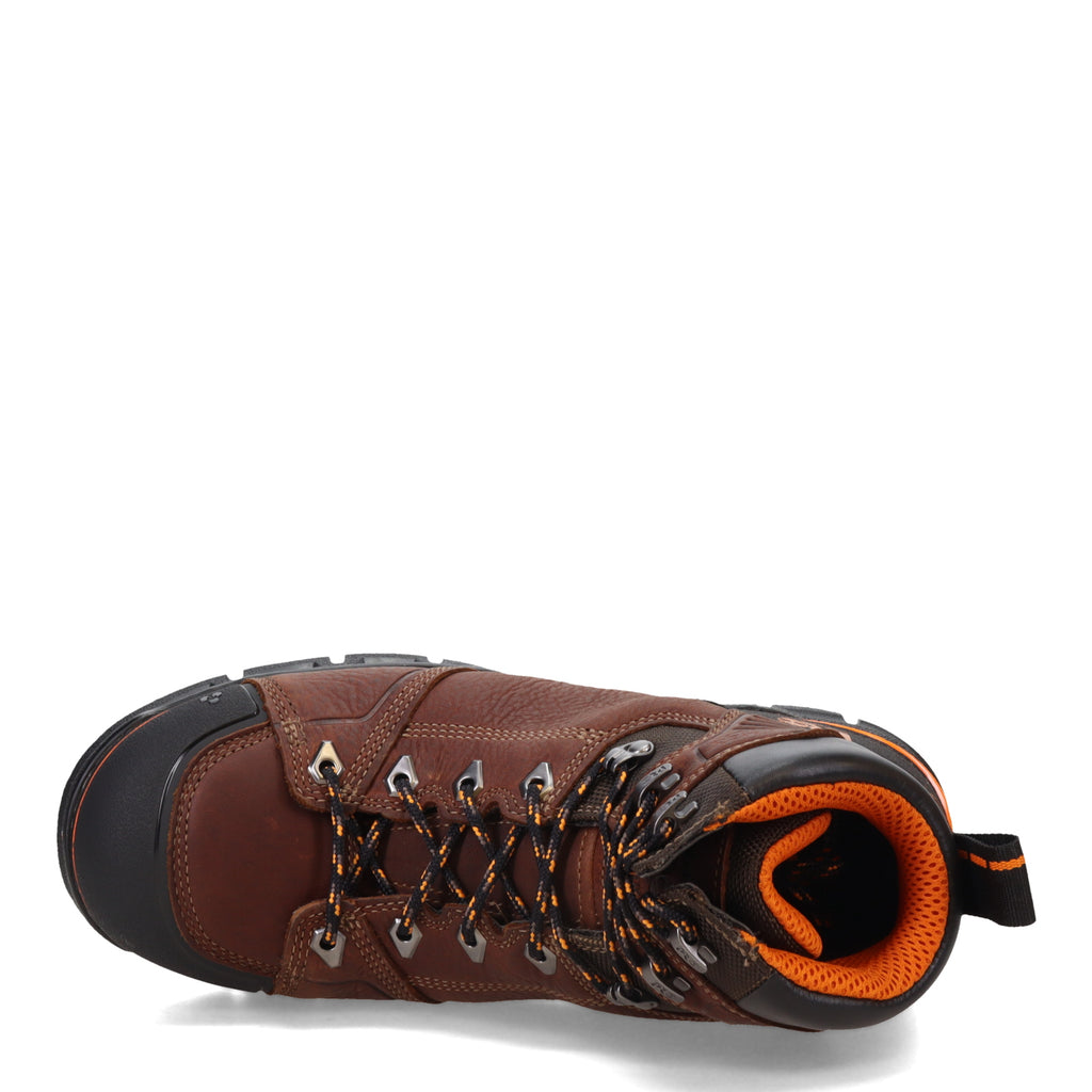 Men's Timberland Pro Endurance EV 6-Inch Composite Toe Work Shoe BROWN TB0A5YZY214