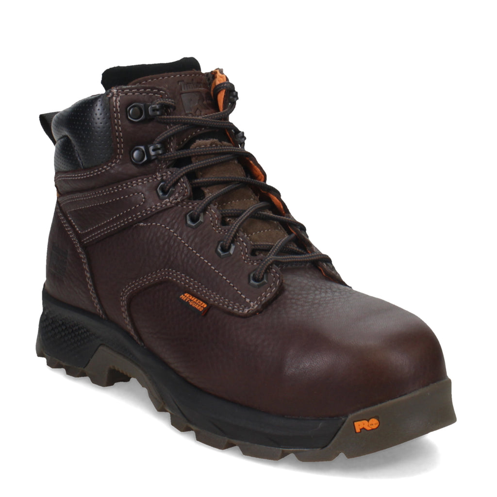 Men's Timberland PRO Titan EV 6in Comp Toe Waterproof Boot DARK BROWN TB0A5ZV7214