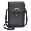 Peltz Shoes  Mellow World Handbags Septima Touch Screen Bag Black TB21203-BLACK