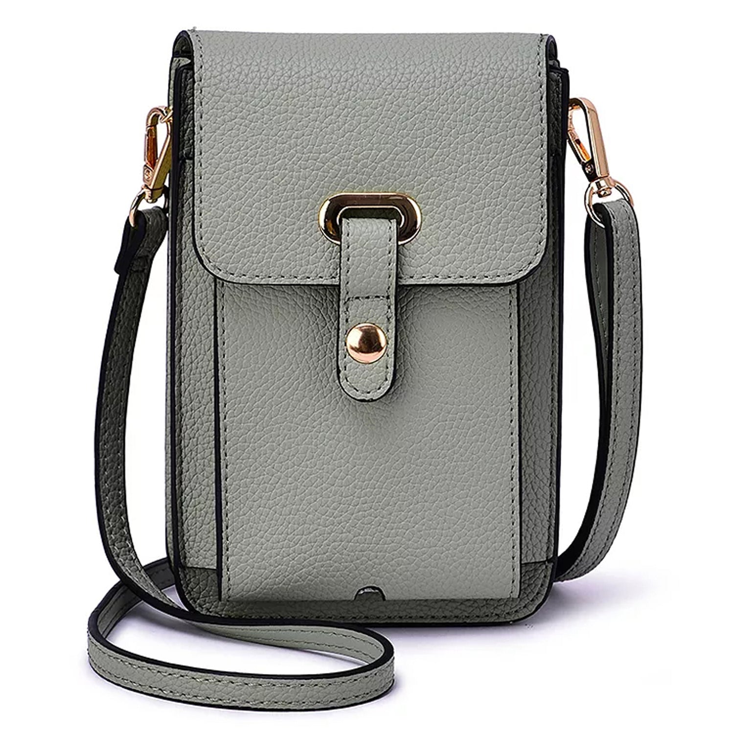 Peltz Shoes  Mellow World Handbags Septima Touch Screen Bag Sage TB21203-SAGE