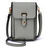 Peltz Shoes  Mellow World Handbags Septima Touch Screen Bag Sage TB21203-SAGE