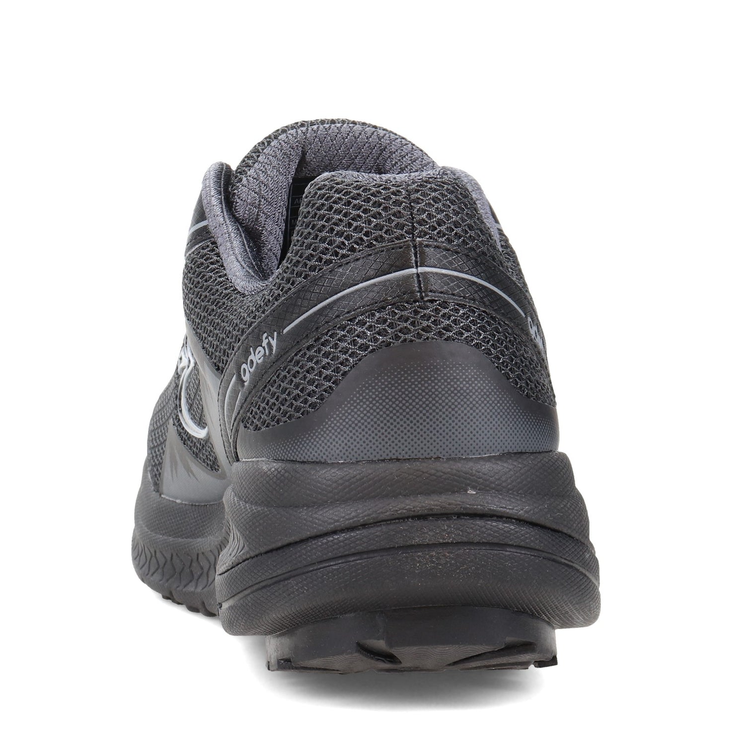 Peltz Shoes  Men's Gravity Defyer Mighty Walk Walking Shoe BLACK TB9024MBL
