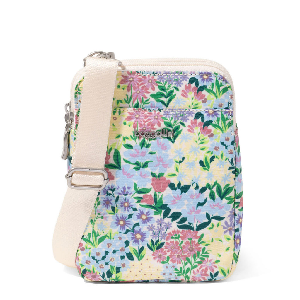 Baggallini Modern Take Two RFID Crossbody MEADOW PRINT TBM869-MEADOW