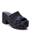 Peltz Shoes  Women's Beach By Matisse Terry Sandal CHARCOAL LEOPARD TERRY CHARCOAL LEOPARD