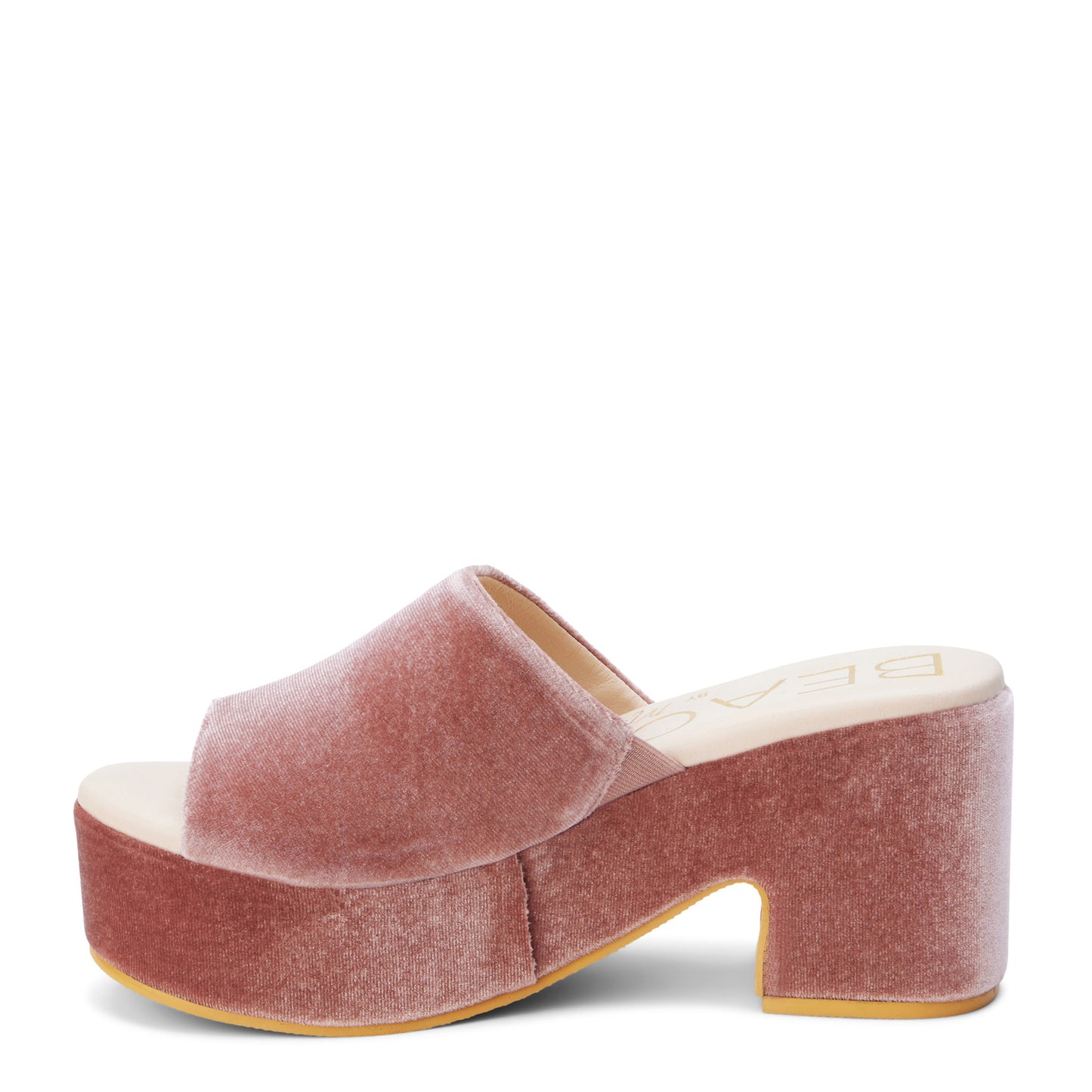 Peltz Shoes  Women's Beach By Matisse Terry Sandal ROSE VELVET TERRY ROSE VELVET