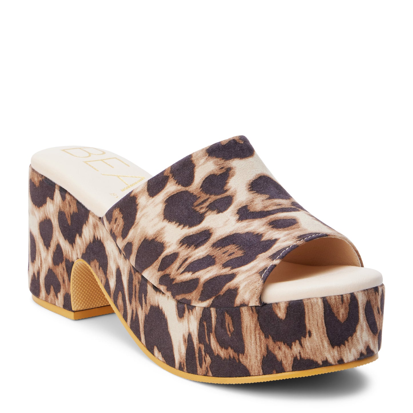 Peltz Shoes  Women's Beach By Matisse Terry Sandal TAN LEOPARD TERRY TAN LEOPARD