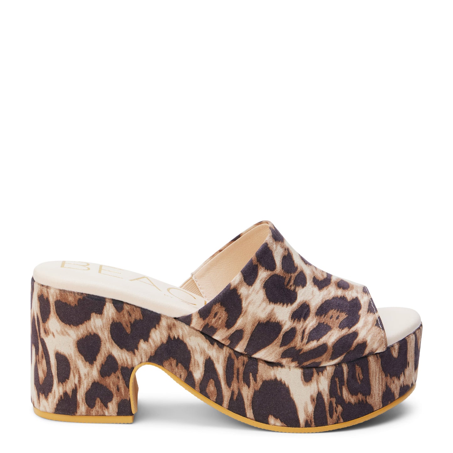 Peltz Shoes  Women's Beach By Matisse Terry Sandal TAN LEOPARD TERRY TAN LEOPARD