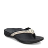 Peltz Shoes  Women's Vionic Tide II Sandal BLACK / WHITE TIDE II-BLK WHT