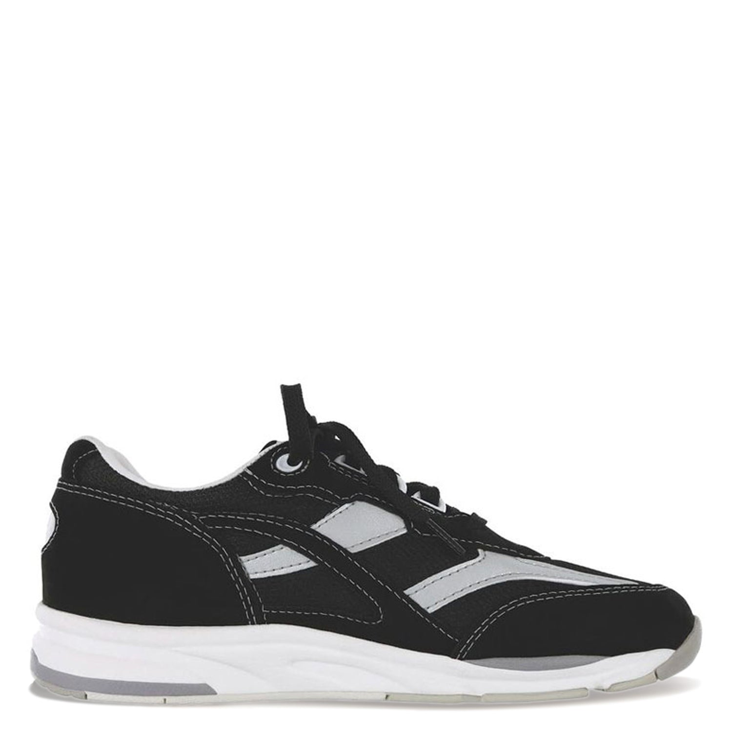 Peltz Shoes  Women's SAS Tour Mesh Sneaker BLACK SILVER TOUR MESH-BKSIL