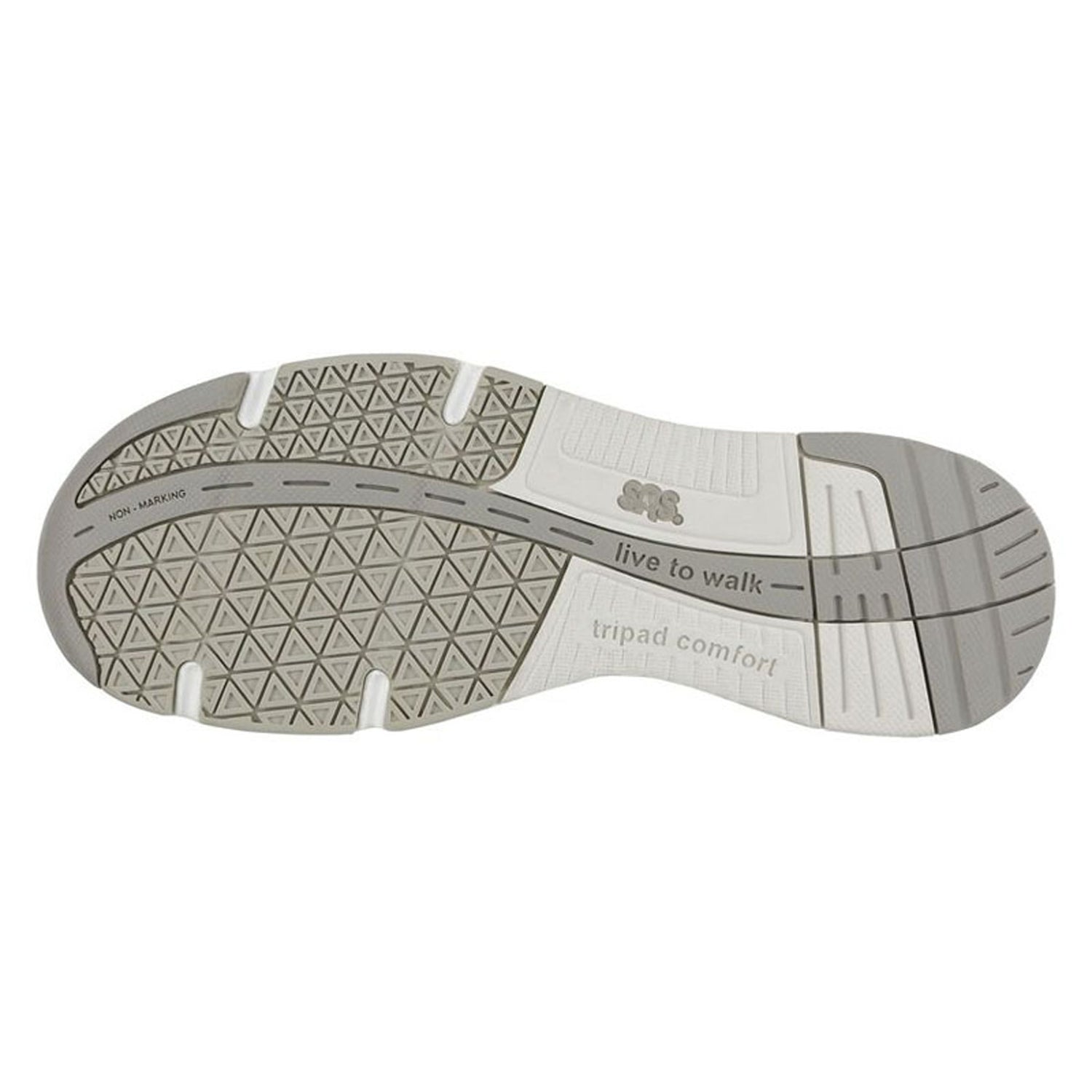 Peltz Shoes  Women's SAS Tour Mesh Sneaker BLACK SILVER TOUR MESH-BKSIL
