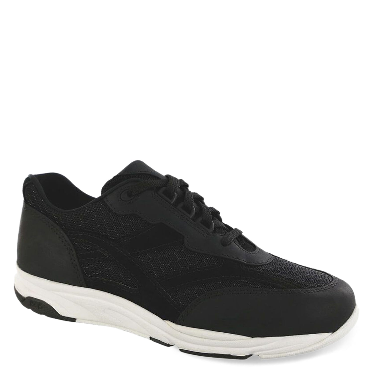 Peltz Shoes  Women's SAS Tour Mesh Sneaker BLACK / WHITE TOUR MESH-NOVA