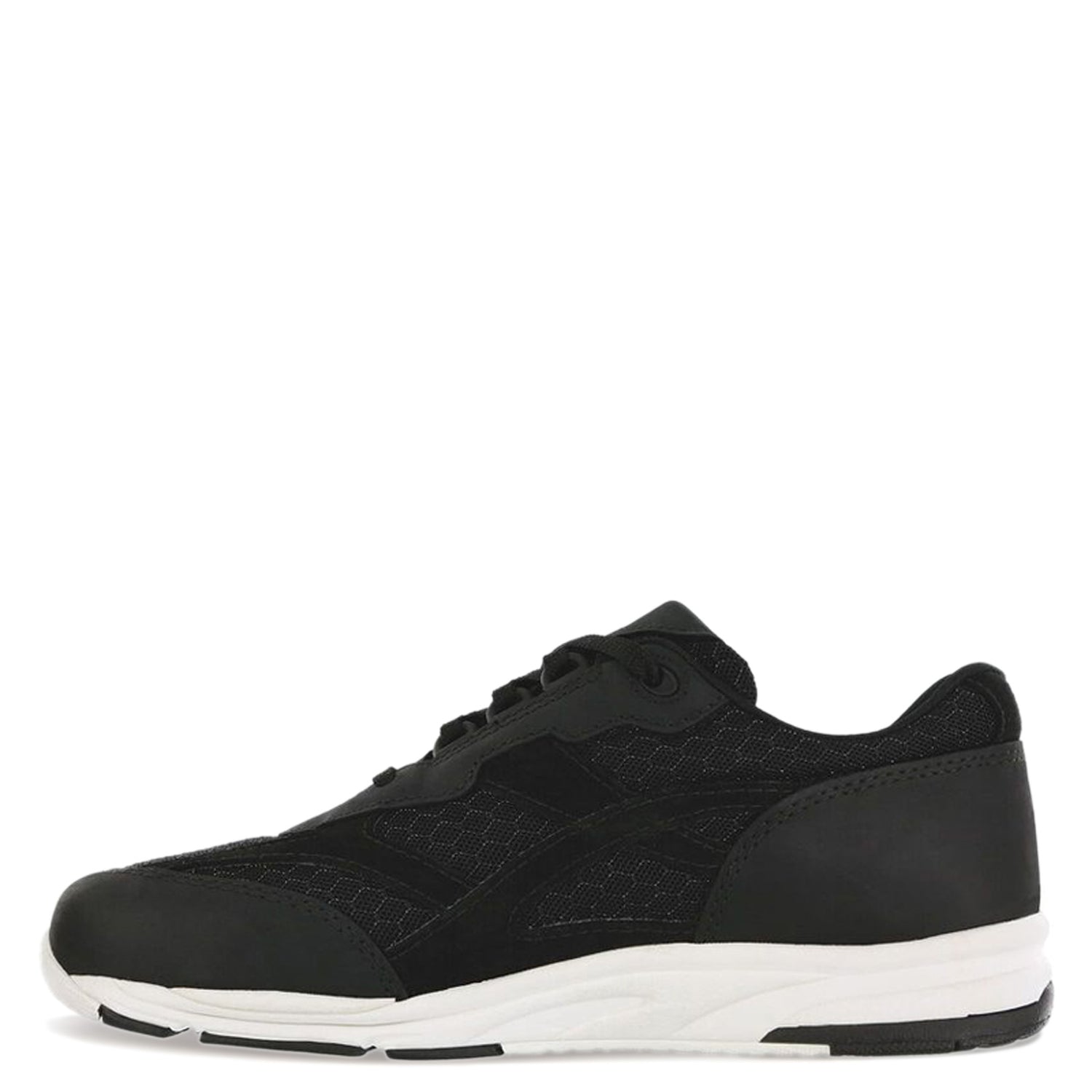 Peltz Shoes  Women's SAS Tour Mesh Sneaker BLACK / WHITE TOUR MESH-NOVA
