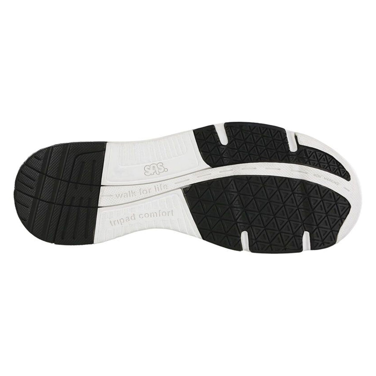 Peltz Shoes  Women's SAS Tour Mesh Sneaker BLACK / WHITE TOUR MESH-NOVA