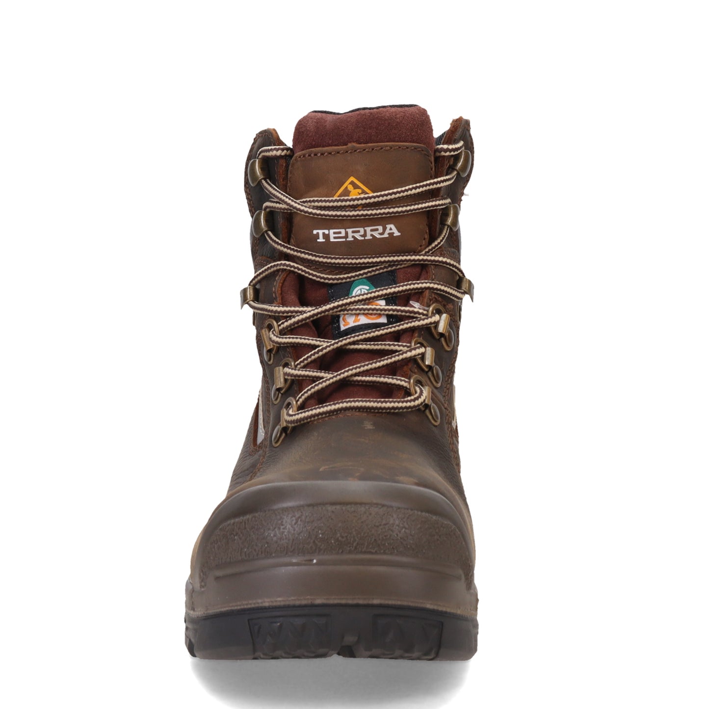 Peltz Shoes  Men's Terra Condor 6-Inch Waterproof CT Work Boot Medium Brown TR104006DWX