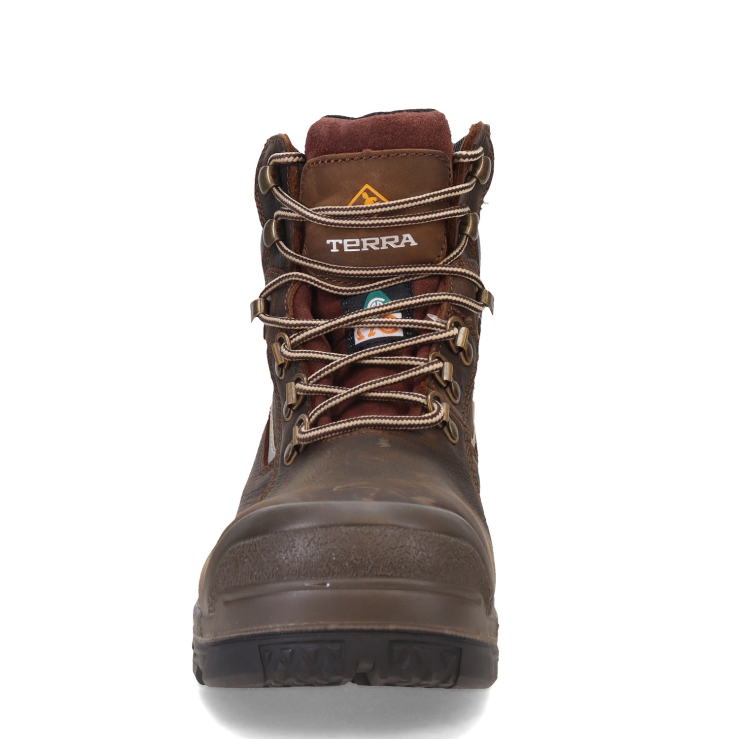 Peltz Shoes  Men's Terra Condor 6-Inch Waterproof CT Work Boot Medium Brown TR104006DWX