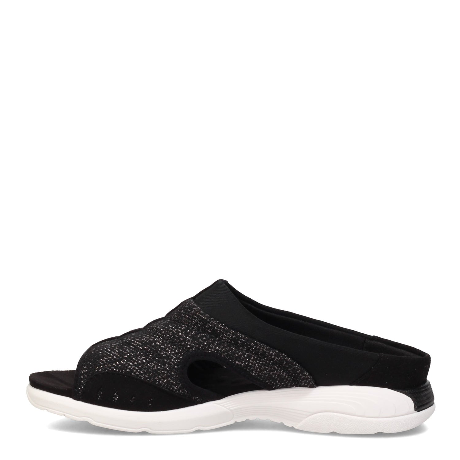 Peltz Shoes  Women's Easy Spirit Traciee2 Sandal BLACK SPARKLE TRACIEE2-BLK17