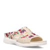 Peltz Shoes  Women's Easy Spirit Traciee2 Sandal NATURAL FLORAL TRACIEE2-LNA06