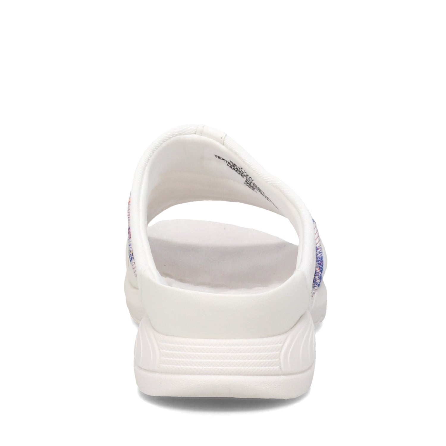 Peltz Shoes  Women's Easy Spirit Traciee2 Sandal WHITE / PURPLE TRACIEE2-WHI15