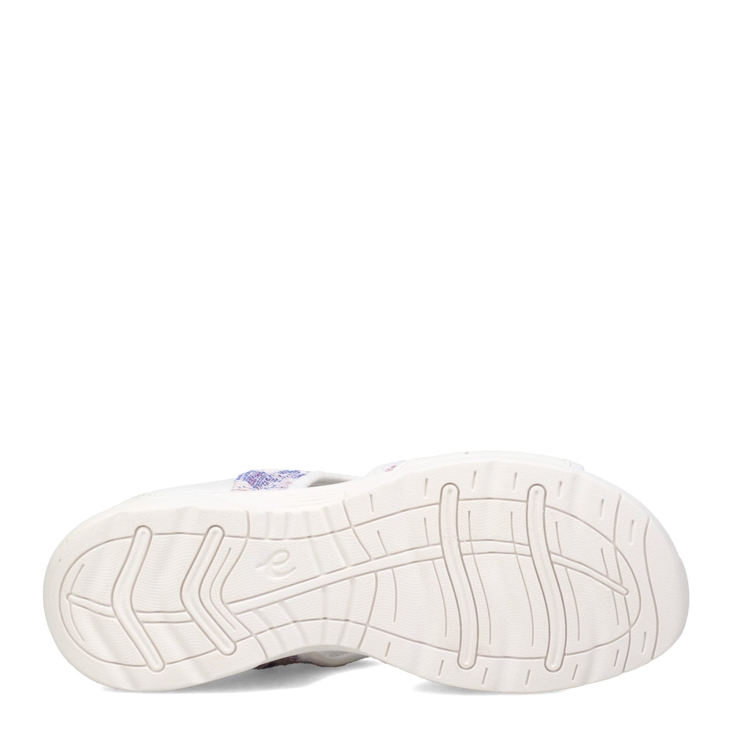 Peltz Shoes  Women's Easy Spirit Traciee2 Sandal WHITE / PURPLE TRACIEE2-WHI15