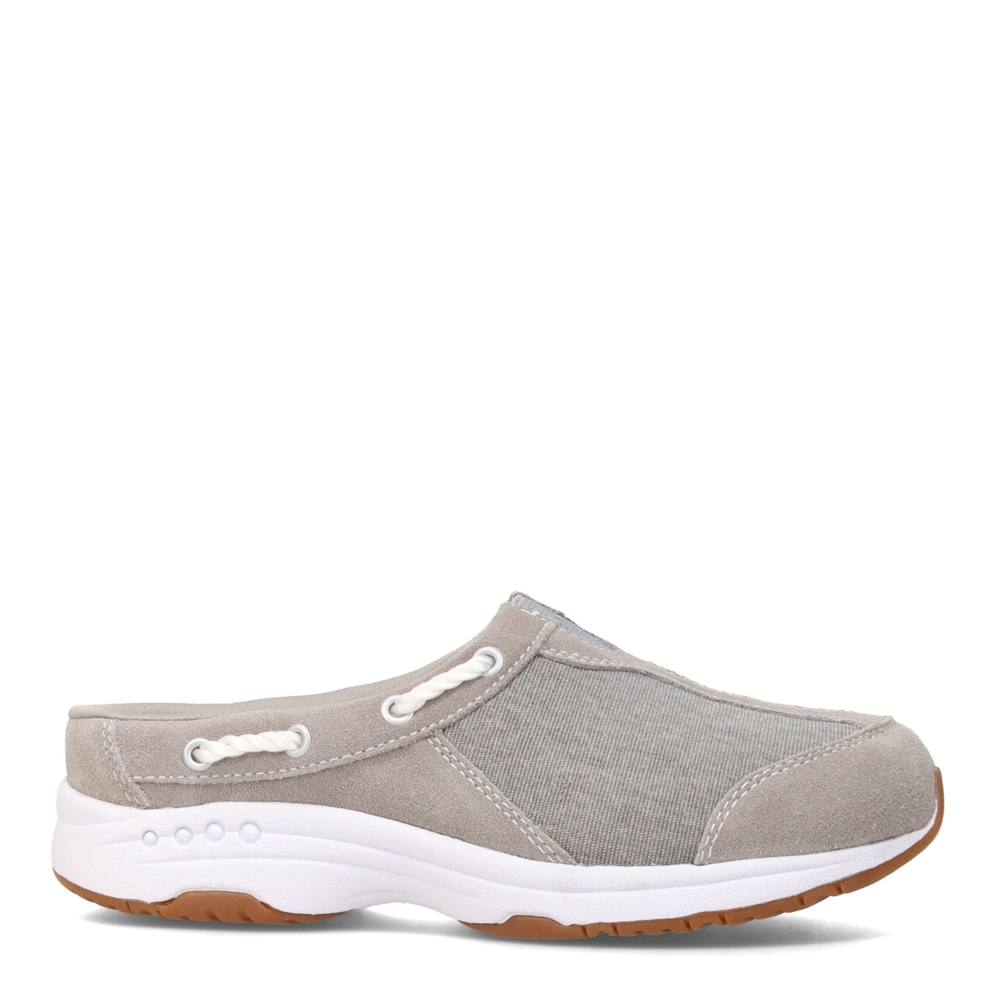 Peltz Shoes  Women's Easy Spirit Travelknot Clog GREY TRAVKNOT22-030