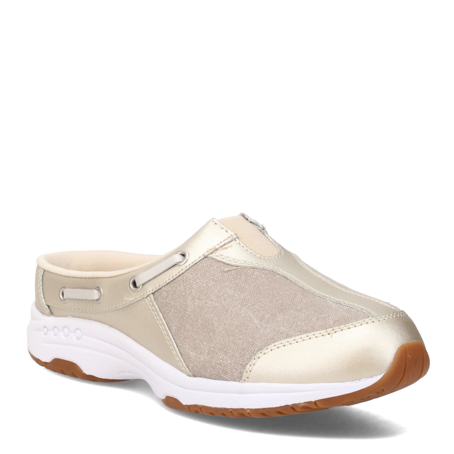Peltz Shoes  Women's Easy Spirit Travelknot Clog TAUPE TRAVKNOT22-240