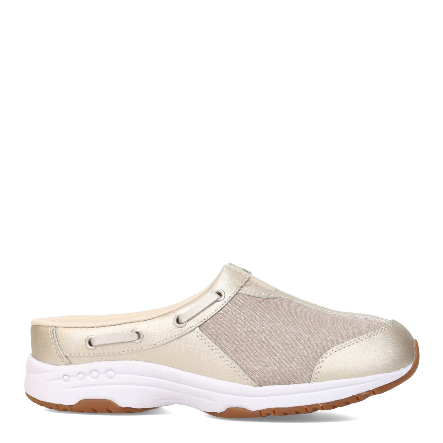 Peltz Shoes  Women's Easy Spirit Travelknot Clog TAUPE TRAVKNOT22-240