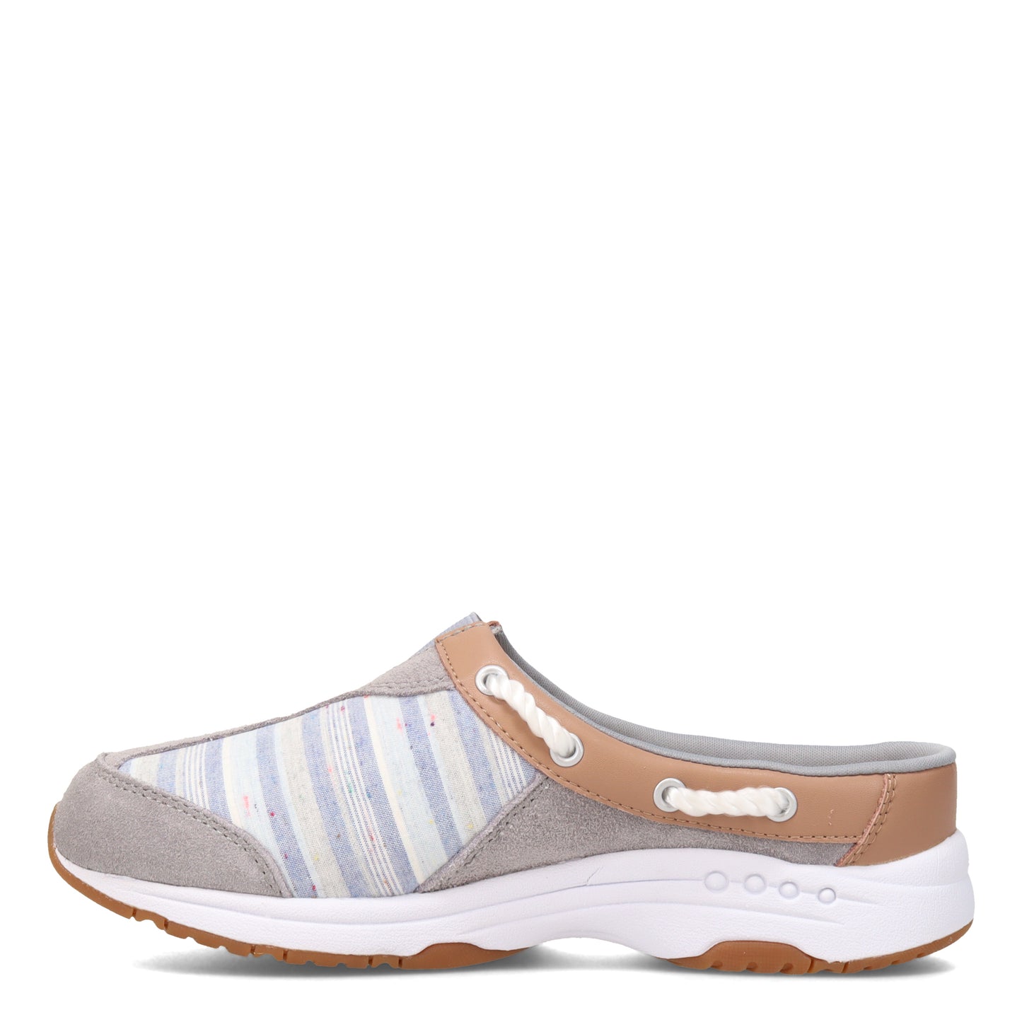 Peltz Shoes  Women's Easy Spirit Travelknot Clog LIGHT BLUE TRAVKNOT22-450