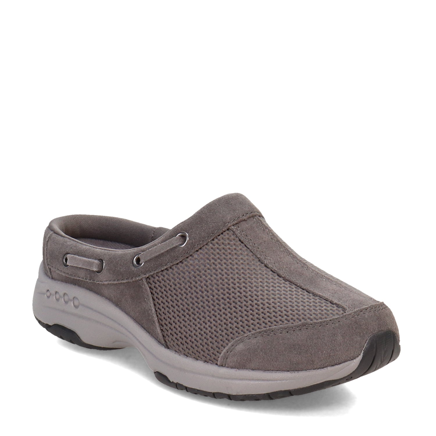 Peltz Shoes  Women's Easy Spirit Travelport Clog THUNDER TRAVPORT142-030