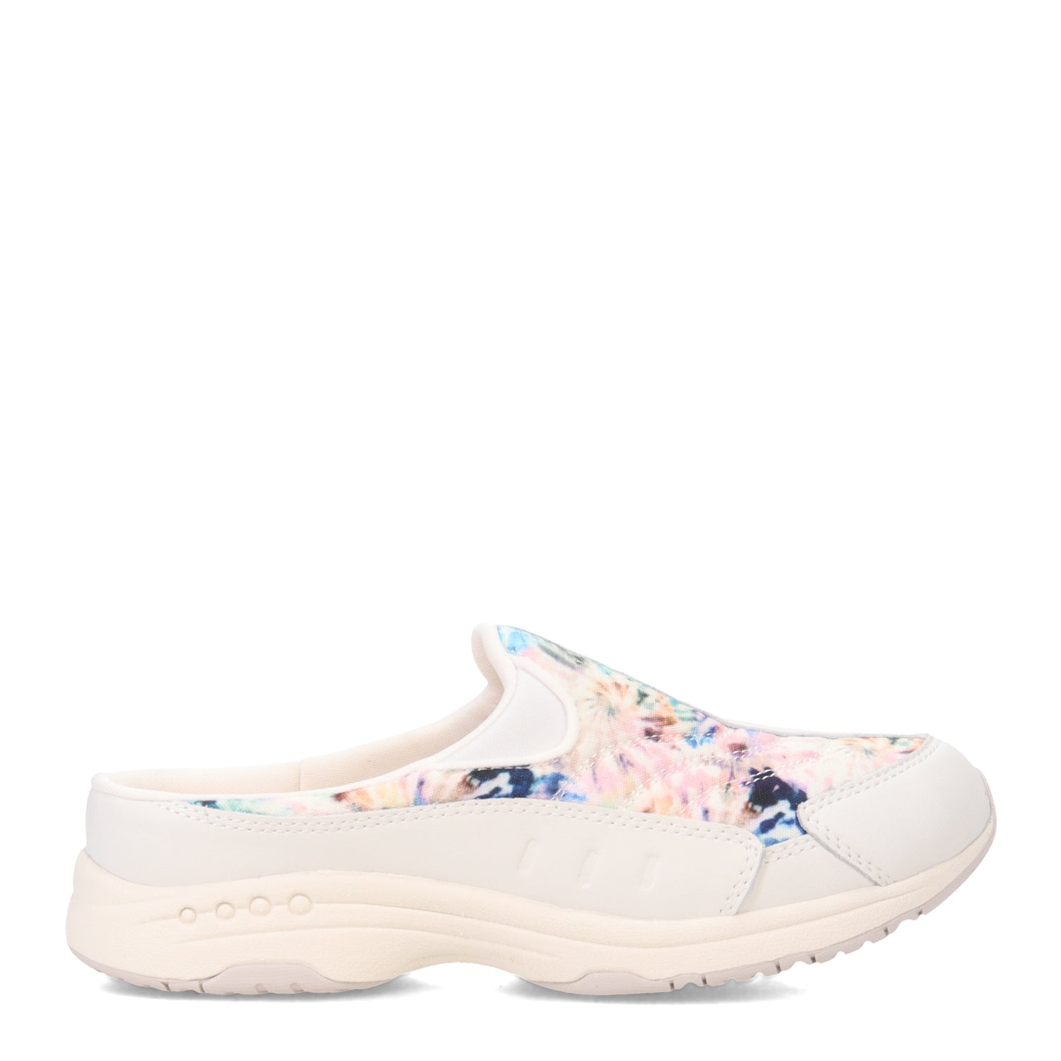 Peltz Shoes  Women's Easy Spirit Traveltime Clog OFF WHITE MULTI TRAVTIME592-140