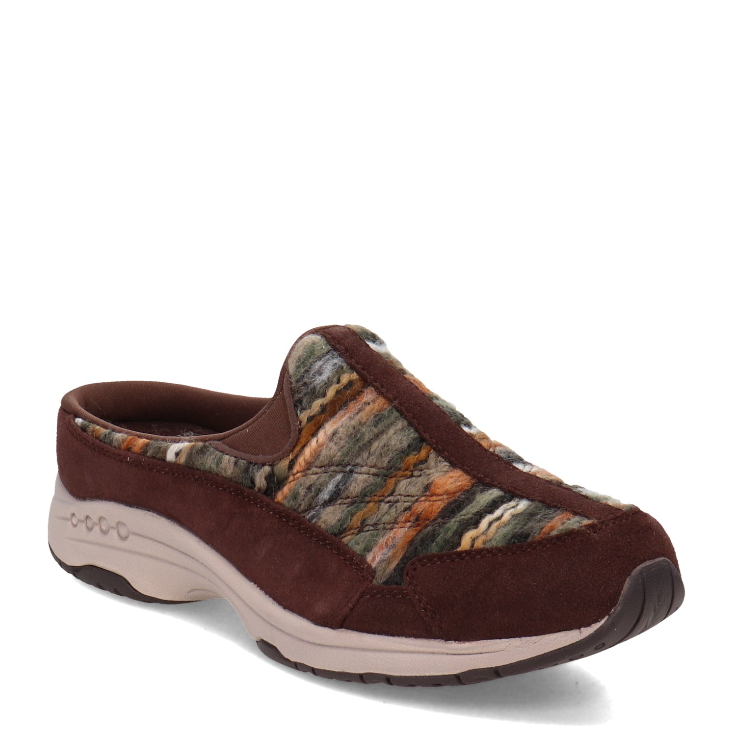 Peltz Shoes  Women's Easy Spirit Traveltime Classic Clog OAK MULTI TRAVTIME629-200