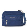 Peltz Shoes  Baggallini Triple Zip Mini Crossbody PACIFIC TRZ419-PACIFIC