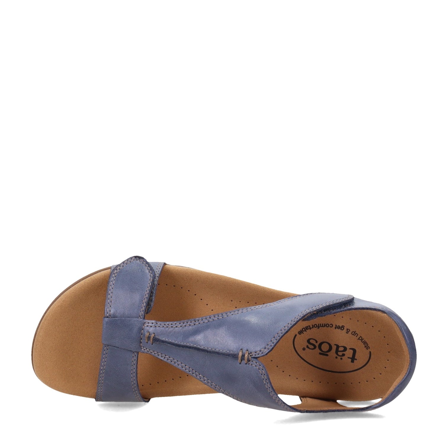 Peltz Shoes  Women's Taos The Show Sandal Dark Blue TSH-14039-DKBL