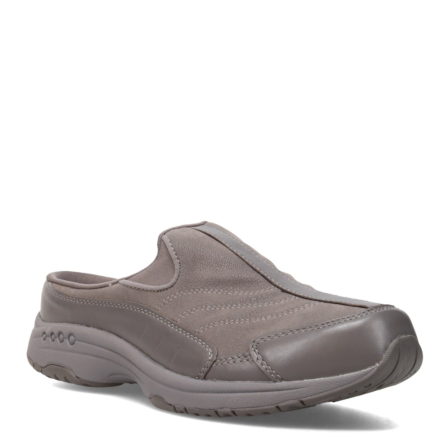 Peltz Shoes  Women's Easy Spirit Traveltime Classic Clog GREY MEDIUM TTIME234-030
