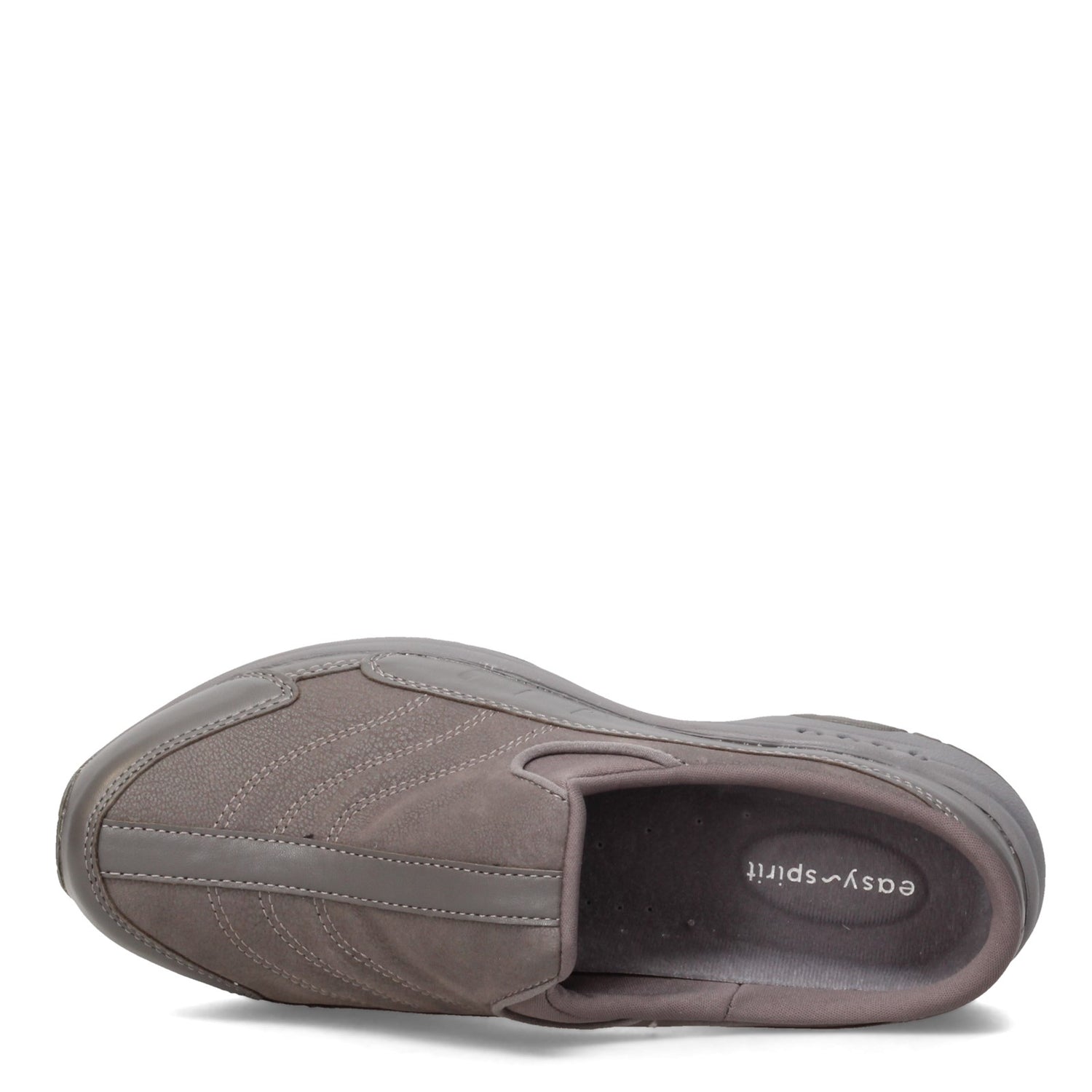 Peltz Shoes  Women's Easy Spirit Traveltime Classic Clog GREY MEDIUM TTIME234-030