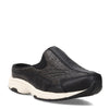 Peltz Shoes  Women's Easy Spirit Traveltime Classic Clog BLACK WOVEN TTIME528-001