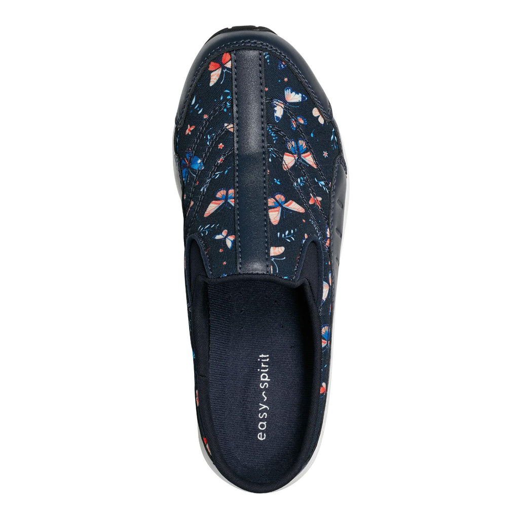 Women's Easy Spirit Traveltime Classic Clog MARINA FLUTTER PRINT TTIME745-DBL01