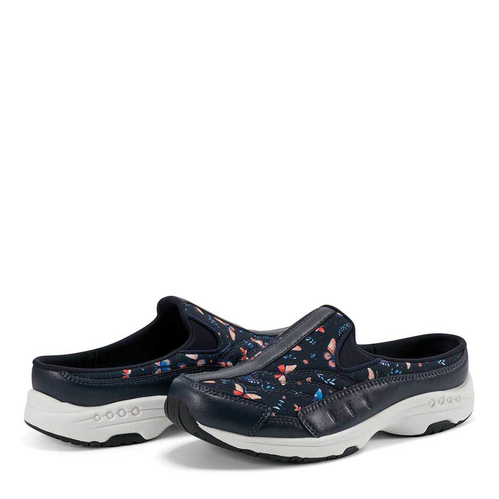 Women's Easy Spirit Traveltime Classic Clog MARINA FLUTTER PRINT TTIME745-DBL01