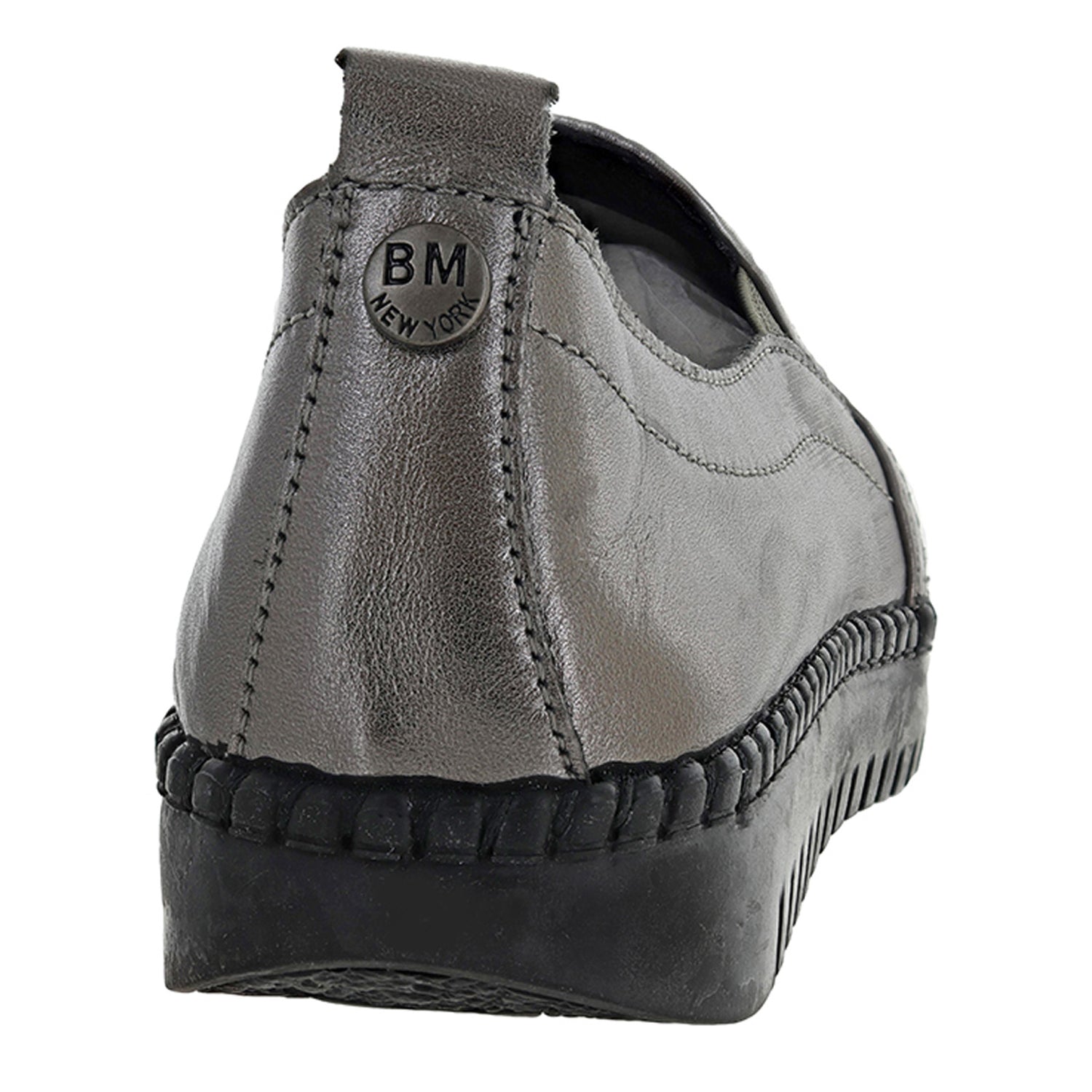 Peltz Shoes  Women's Bernie Mev TW114 Slip-On GUNMETAL TW114-GUNMET