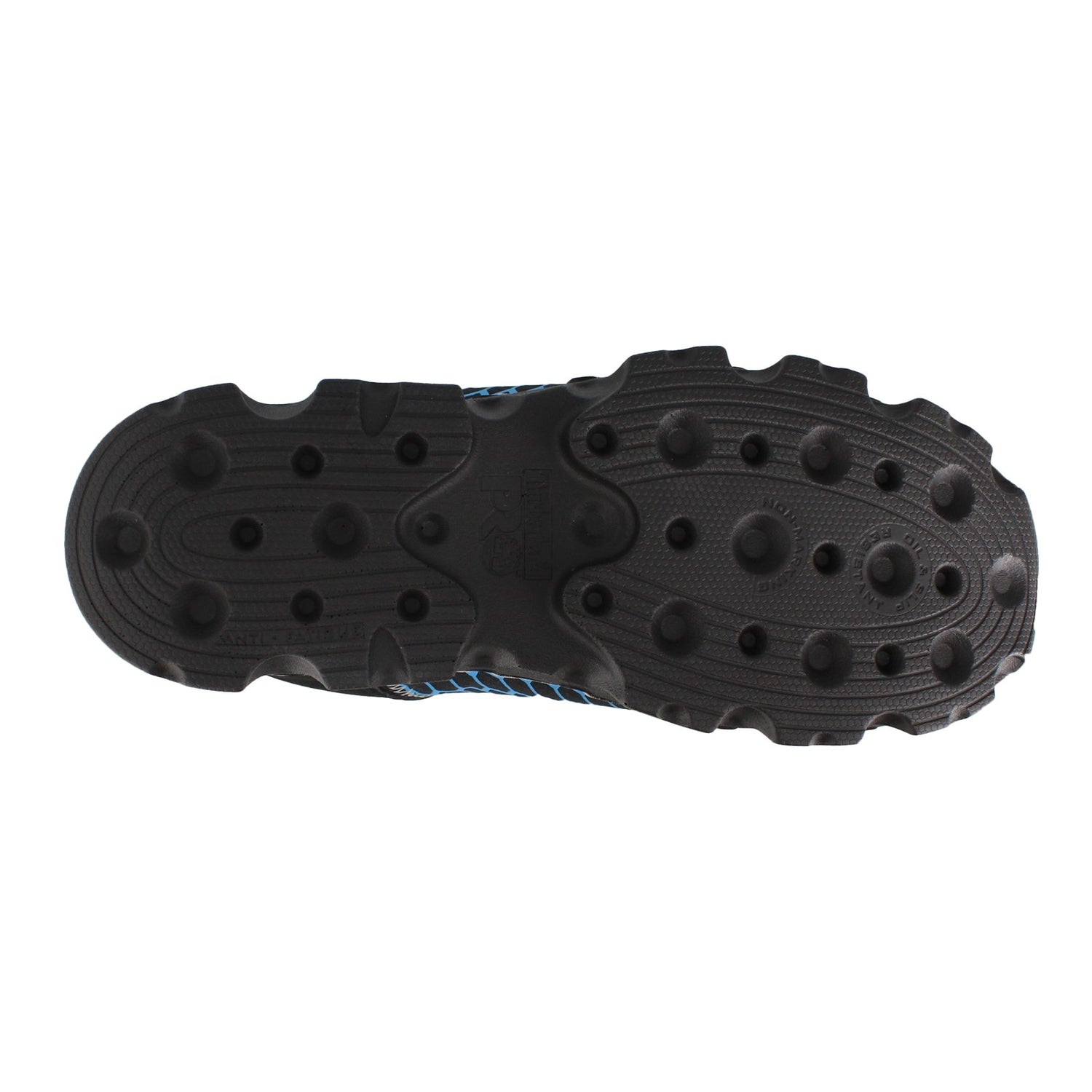 Peltz Shoes  Men's Timberland Pro Powertrain Alloy EH BLACK BLUE TB0A1HRU001