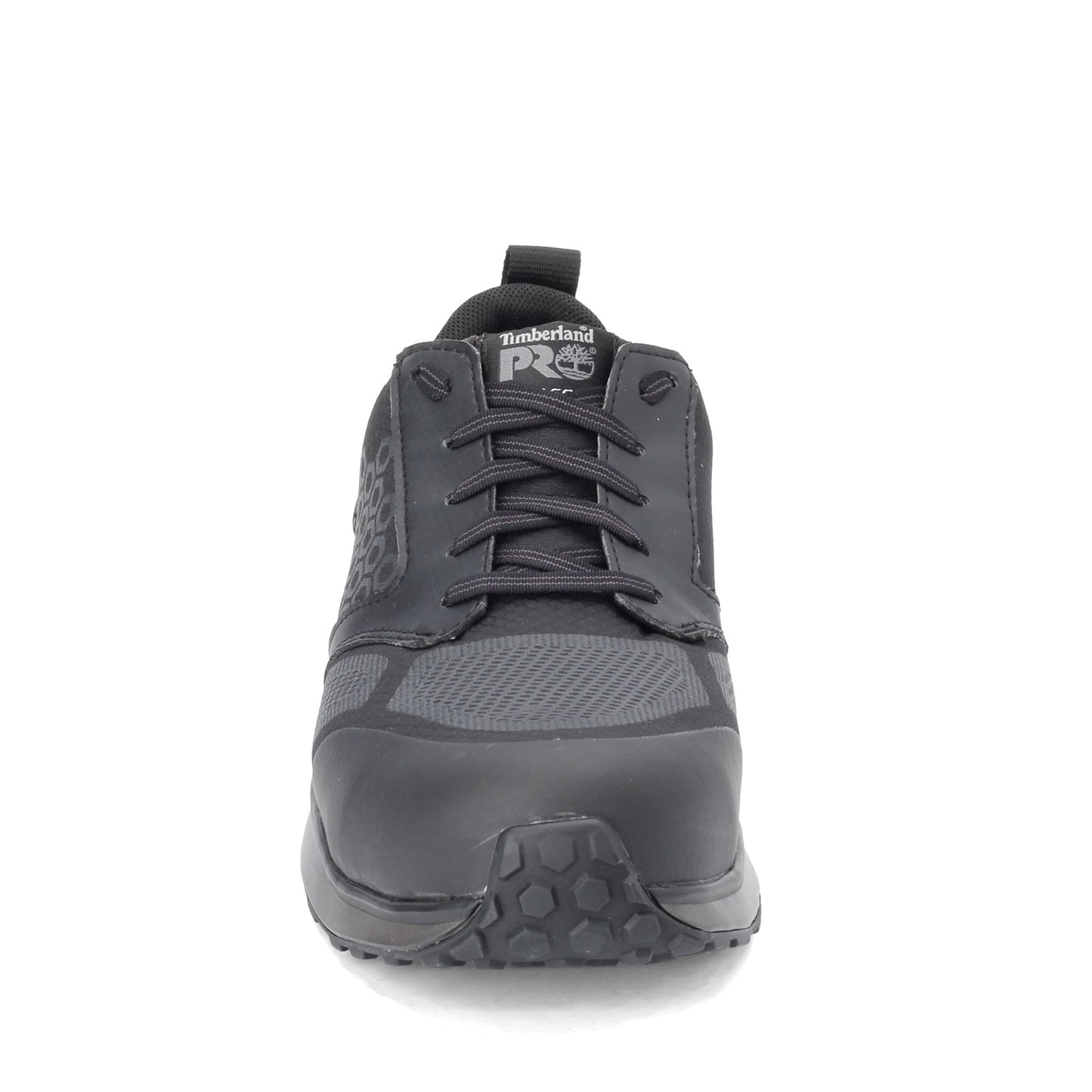 Peltz Shoes  Men's Timberland Pro Reaxion Low Comp Toe Work Shoe BLACK GRAY TB0A1ZA2001