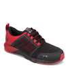 Peltz Shoes  Men's Timberland Pro Radius Comp Toe Work Shoe BLACK / RED TB0A29BJ001