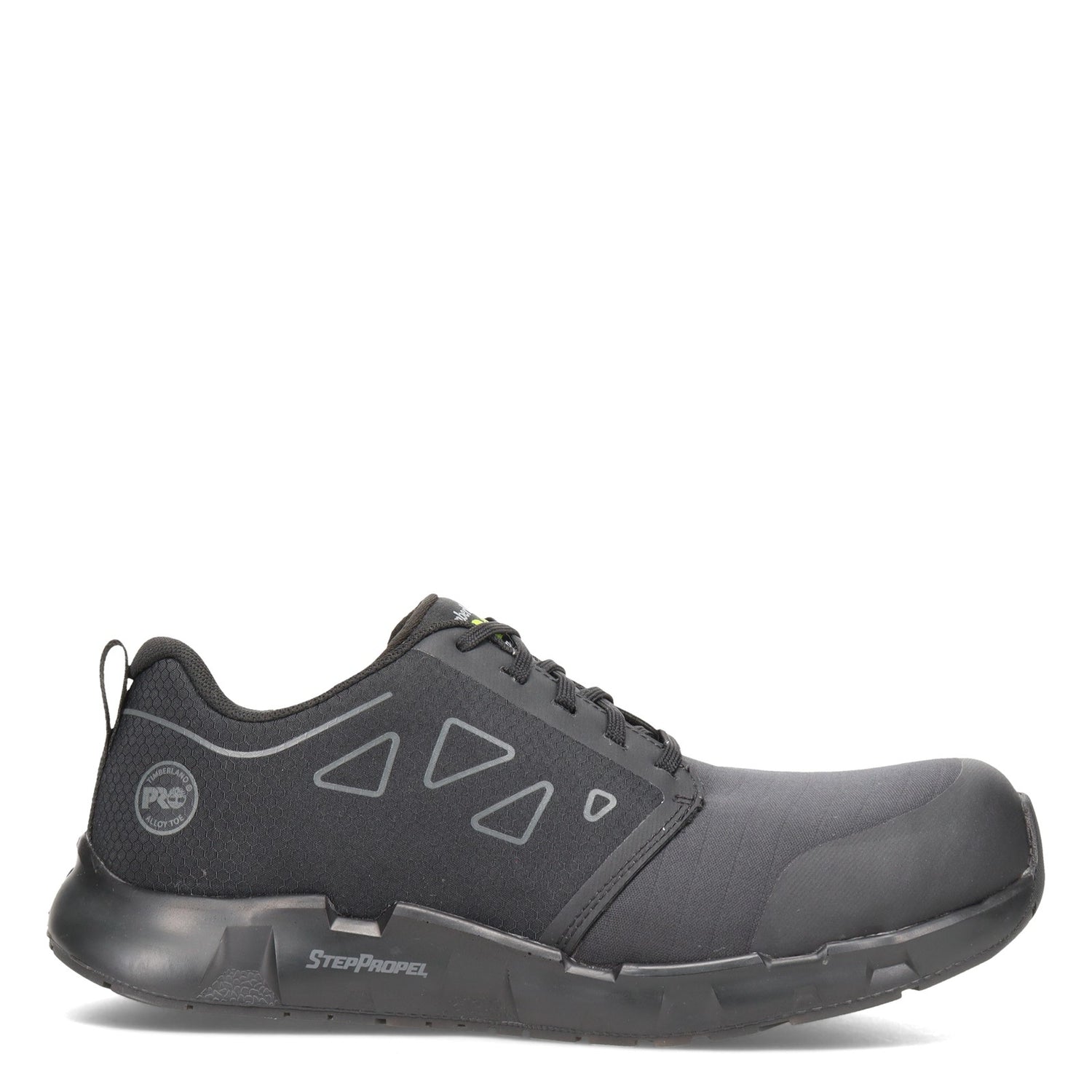 Peltz Shoes  Men's Timberland Pro Powertrain Sprint Alloy Toe Work Shoe BLACK TB0A291H001