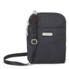 Peltz Shoes  Baggilini Take Two Rfid Bryant Crossbody BLACK TBR401-BLACK