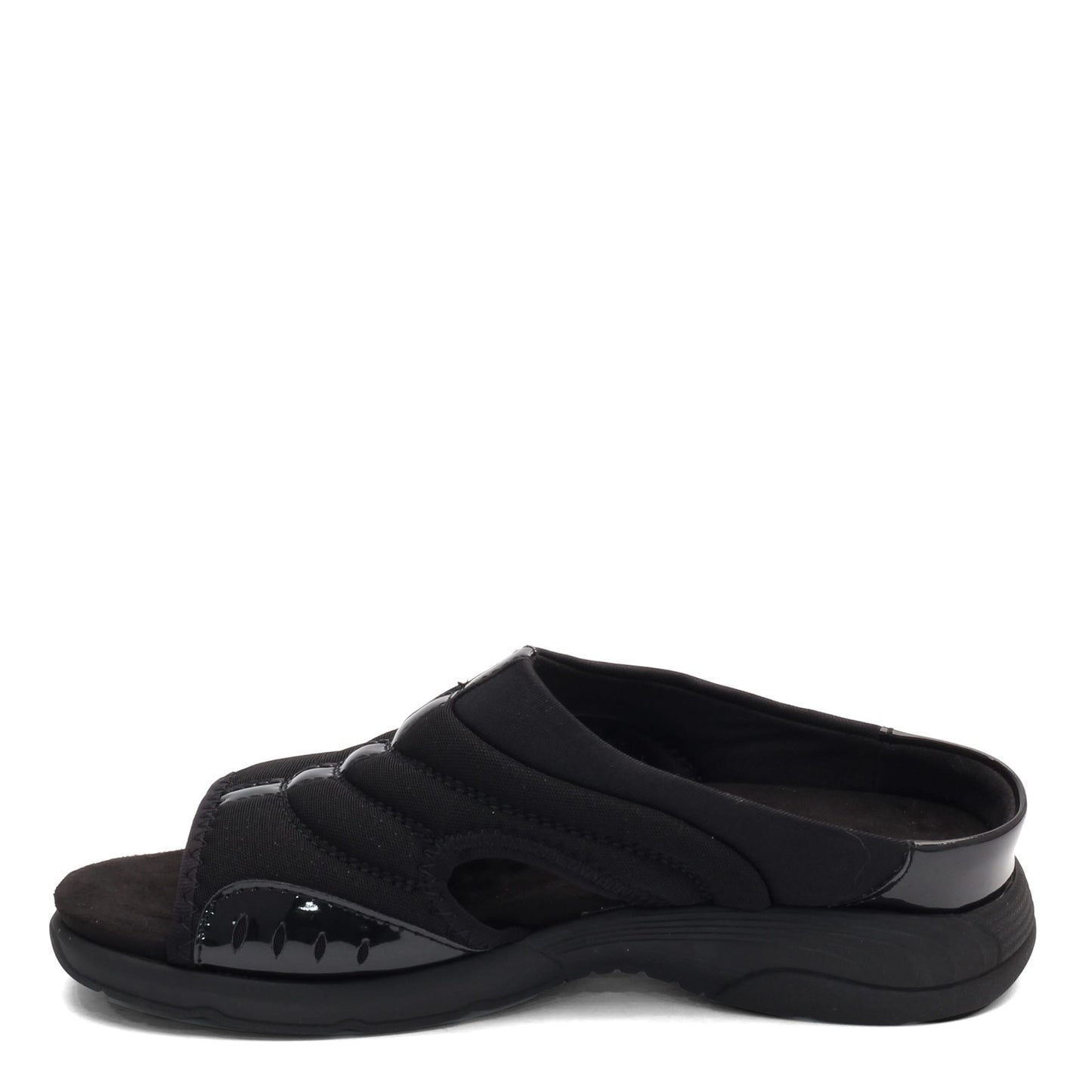 Peltz Shoes  Women's Easy Spirit Traciee2 Sandal BLACK / PATENT TRACIEE2-BLK03