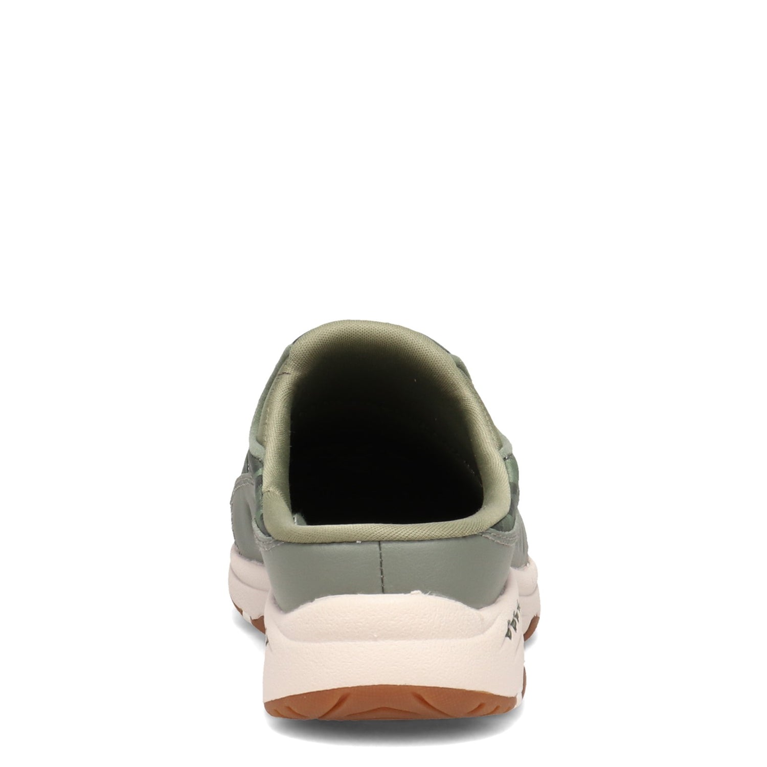 Peltz Shoes  Women's Easy Spirit Traveltime Clog GREEN CAMO TRAVTIME385-310
