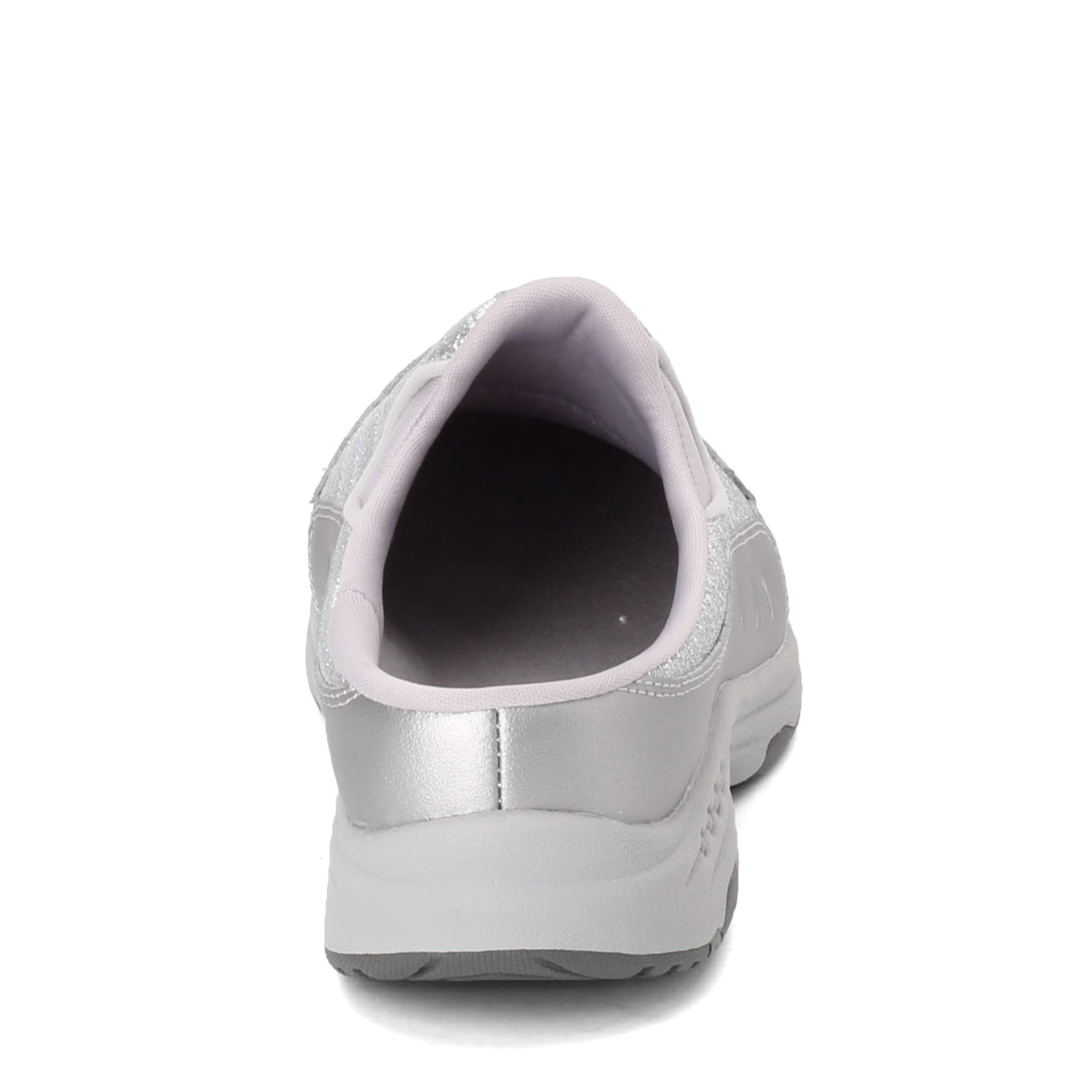 Peltz Shoes  Women's Easy Spirit Traveltime Classic Clog SILVER TRAVTIME481-040