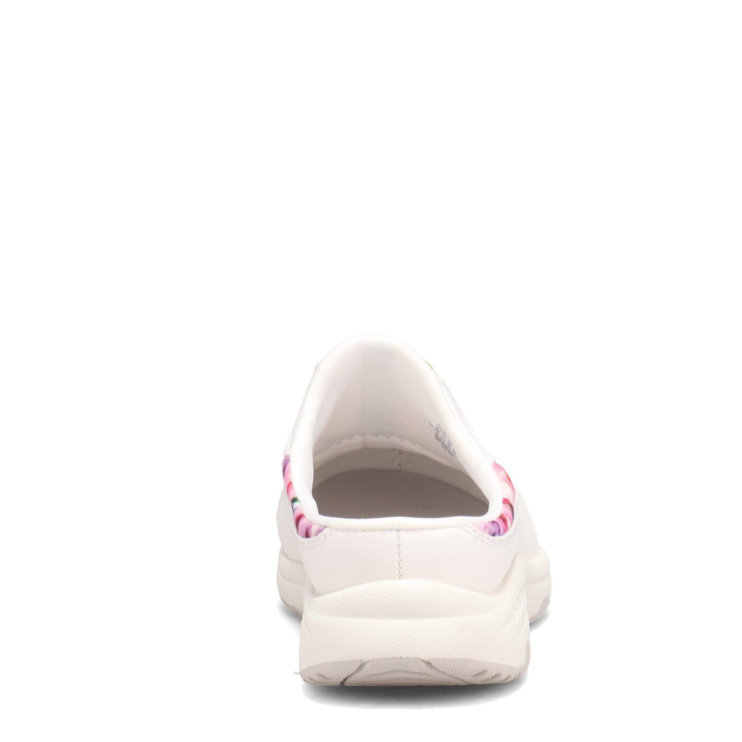 Peltz Shoes  Women's Easy Spirit Traveltime Clog WHITE / SPRING FLOWE TRAVTIME525-140